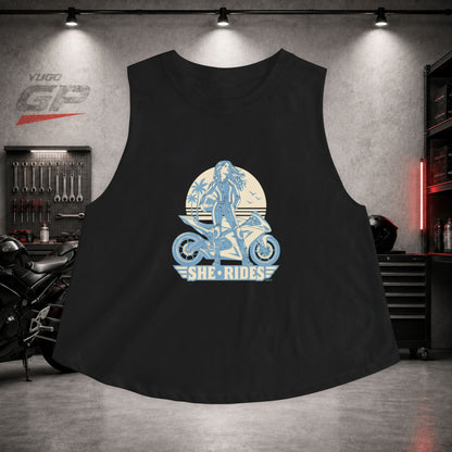 Yugo GP She Rides | Her Crop Tank