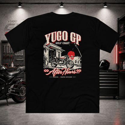 Yugo GP Gulf Coast After Hours | Back Graphic Tee