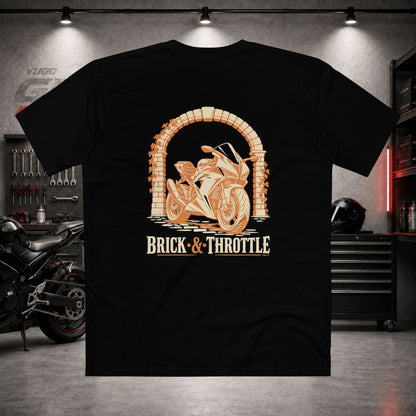Yugo GP Brick & Throttle | Back Graphic Tee