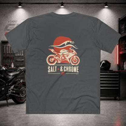 Yugo GP Salt & Chrome | Back Graphic Tee