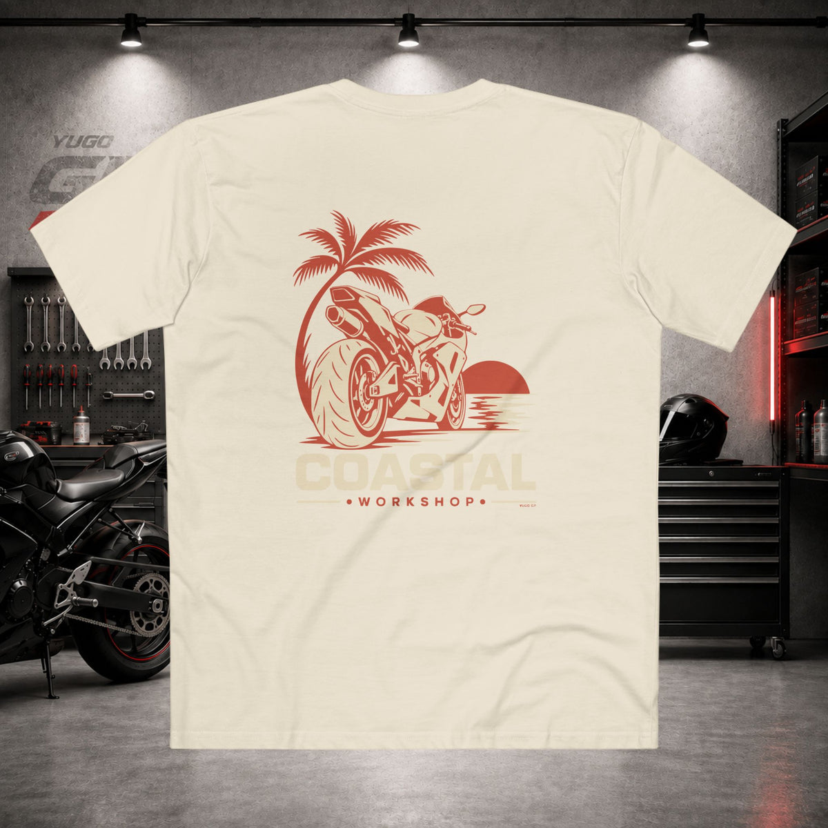 Yugo GP Coastal Workshop | Back Graphic Tee