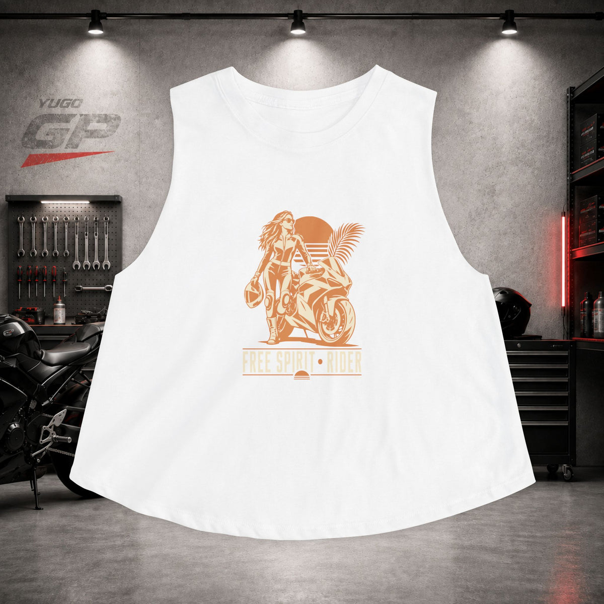 Yugo GP Free Spirit Rider | Her Crop Tank