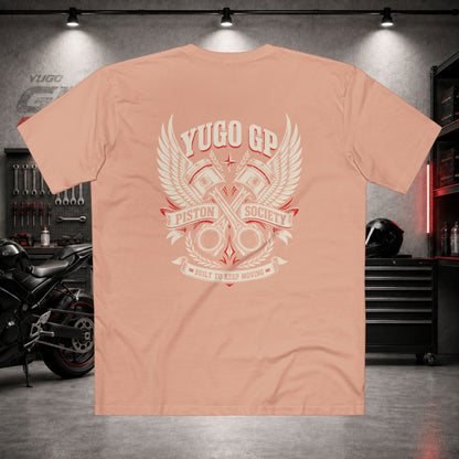 Yugo GP Piston Society | Back Graphic Tee