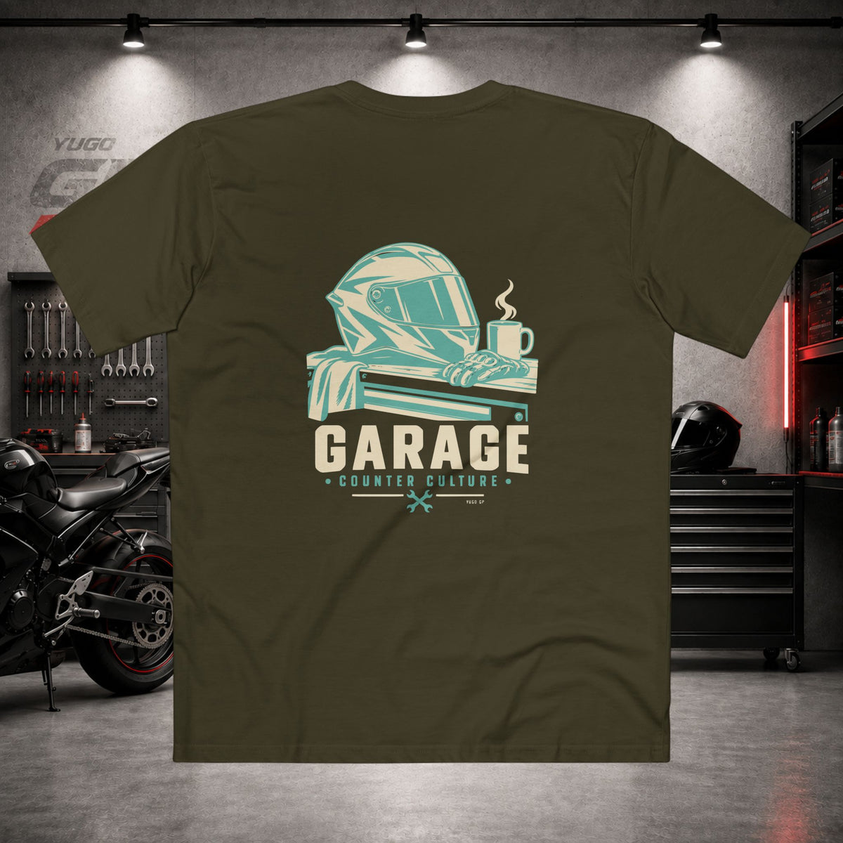 Yugo GP Garage Counter Culture | Back Graphic Tee