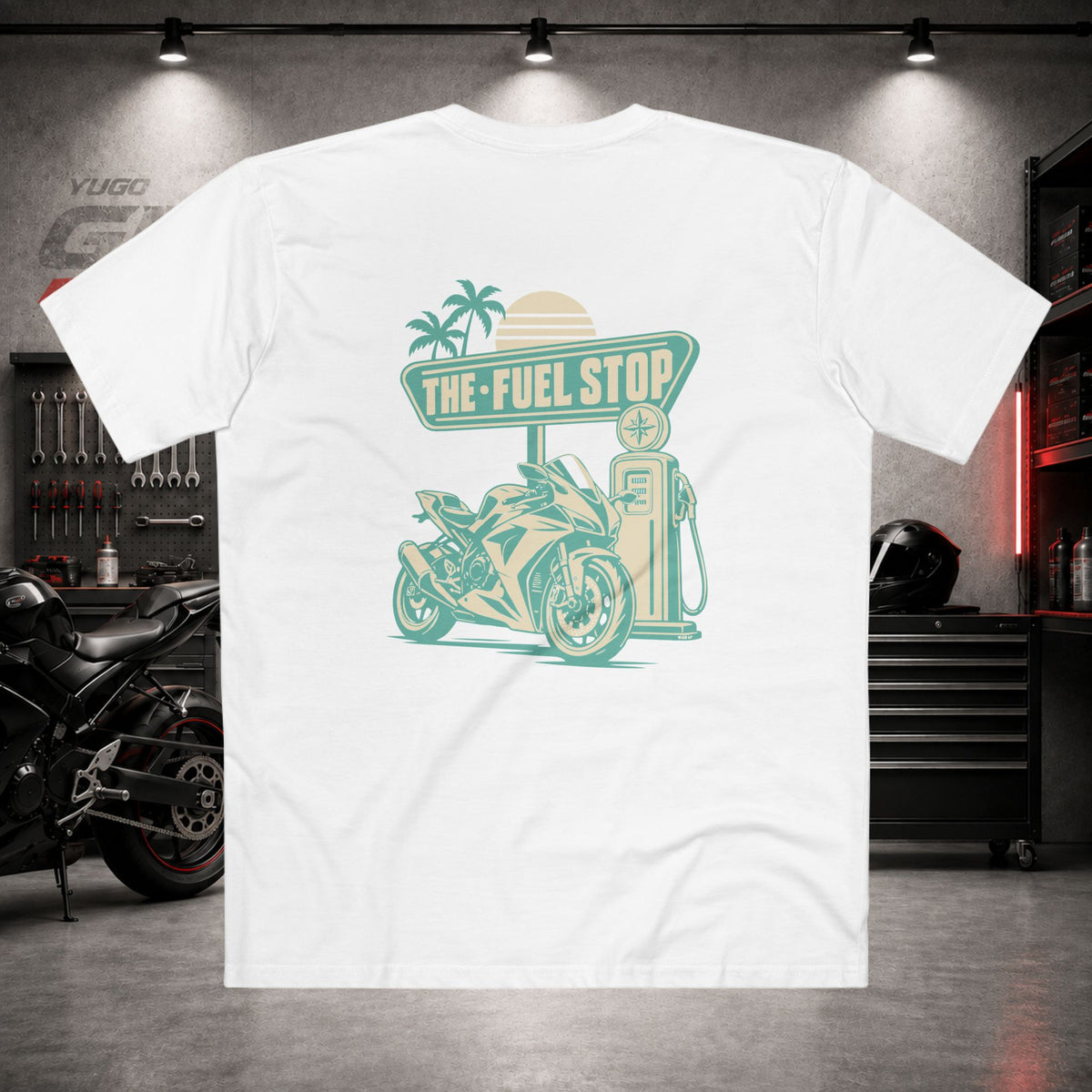Yugo GP The Fuel Stop | Back Graphic Tee