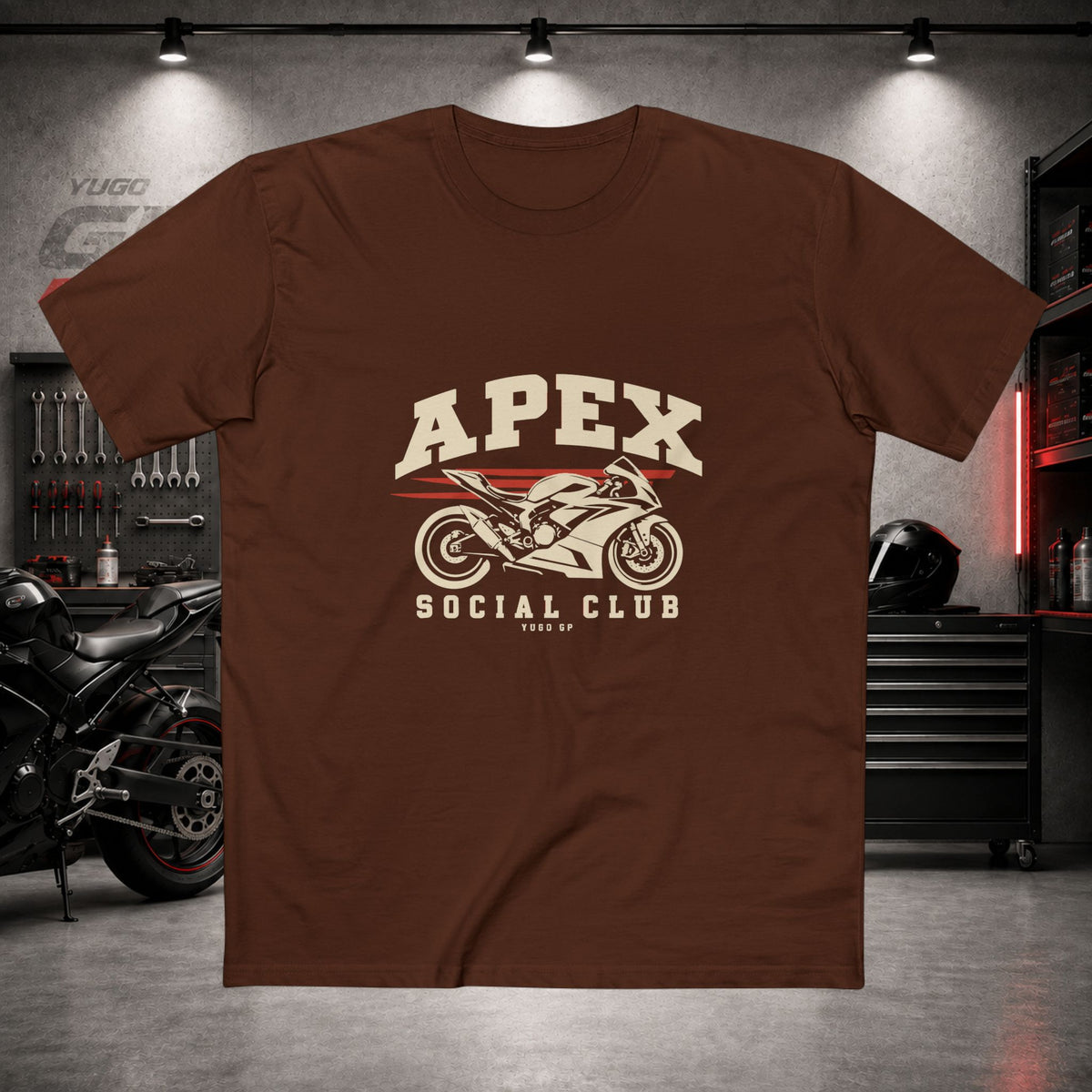 Yugo GP Apex Social Club | Front Graphic Tee
