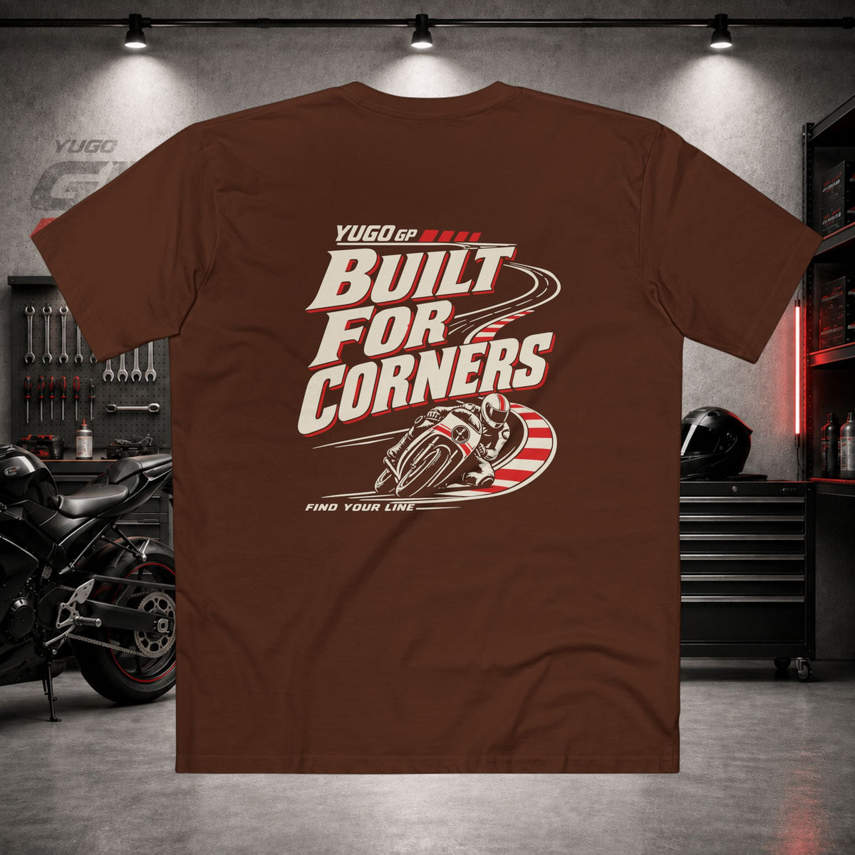 Yugo GP Built for Corners | Back Graphic Tee