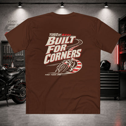 Yugo GP Built for Corners | Back Graphic Tee