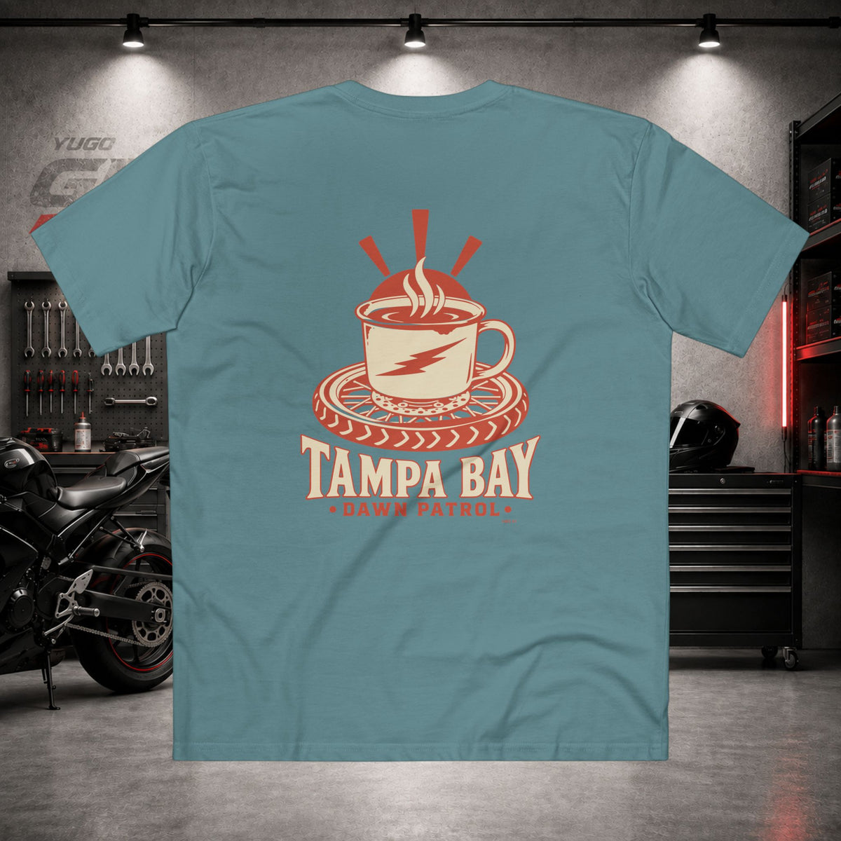 Yugo GP Dawn Patrol Tampa Bay | Back Graphic Tee