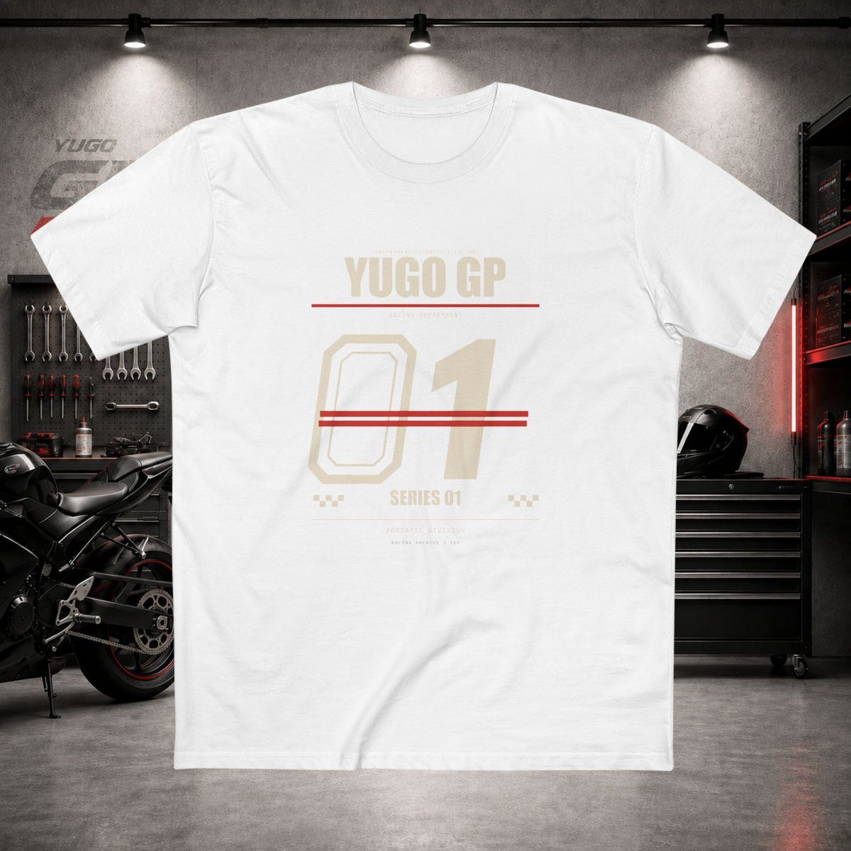 Yugo GP Racing Department 01 | Front Graphic Tee