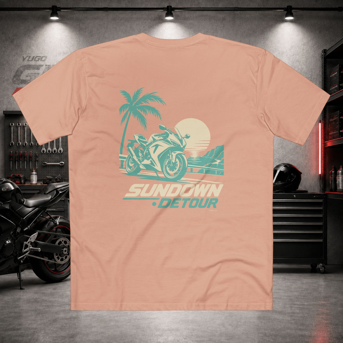 Yugo GP Sundown Detour | Back Graphic Tee