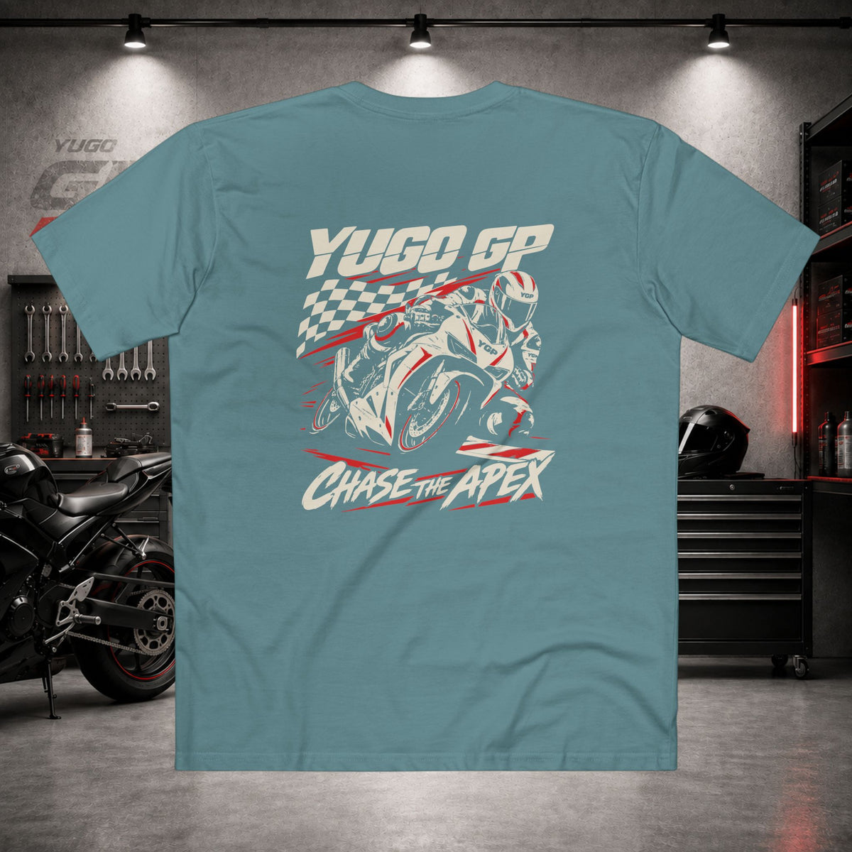 Yugo GP Chase the Apex | Back Graphic Tee