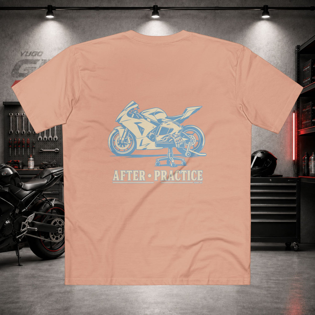 Yugo GP After Practice | Back Graphic Tee