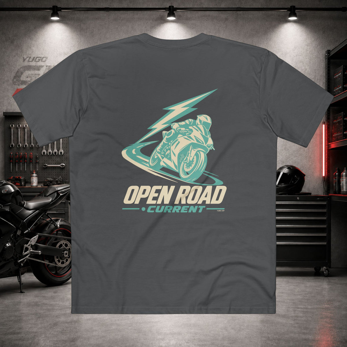 Yugo GP Open Road Current | Back Graphic Tee