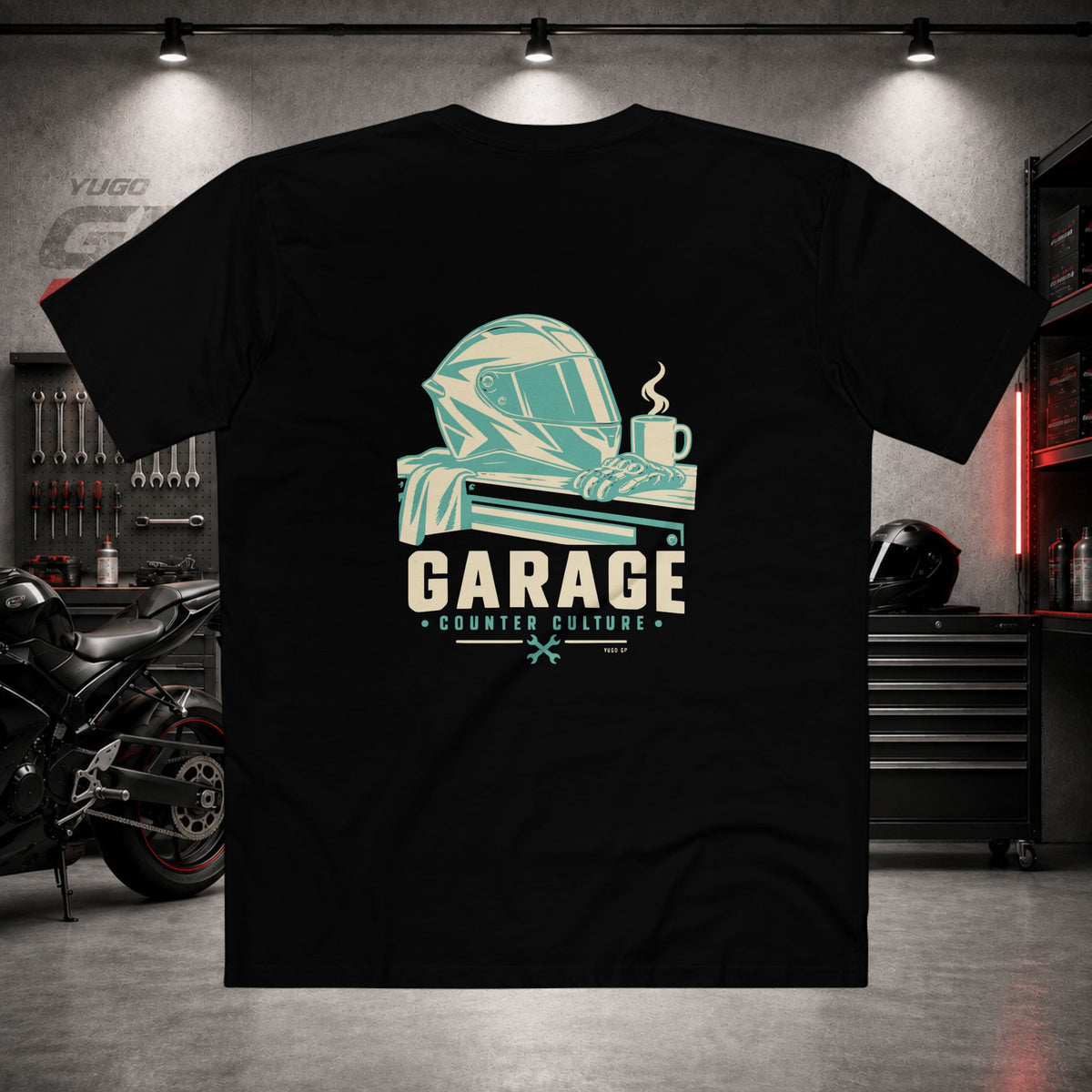 Yugo GP Garage Counter Culture | Back Graphic Tee