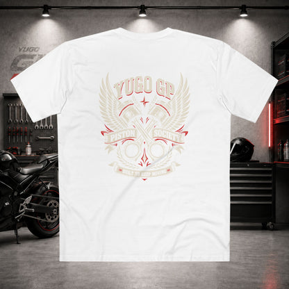 Yugo GP Piston Society | Back Graphic Tee
