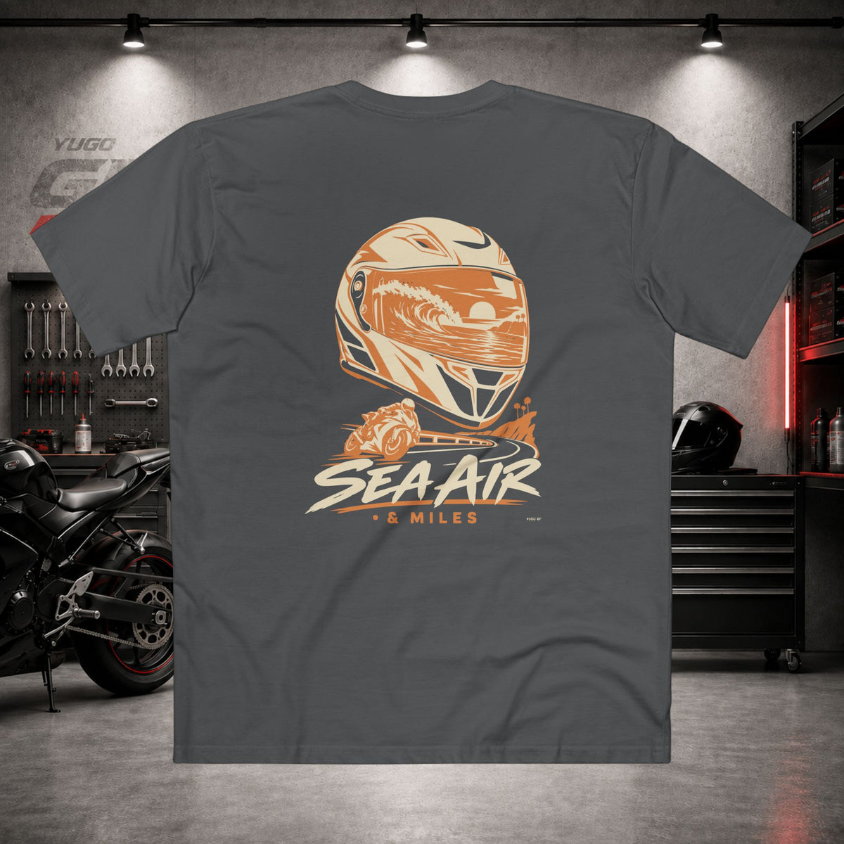 Yugo GP Sea Air & Miles | Back Graphic Tee