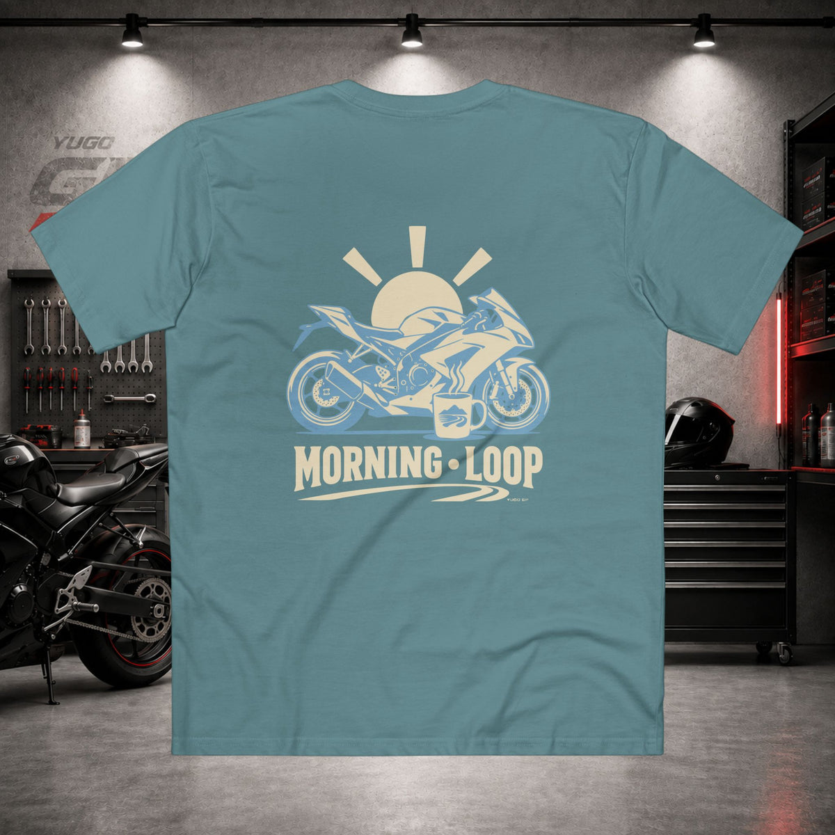 Yugo GP Morning Loop | Back Graphic Tee