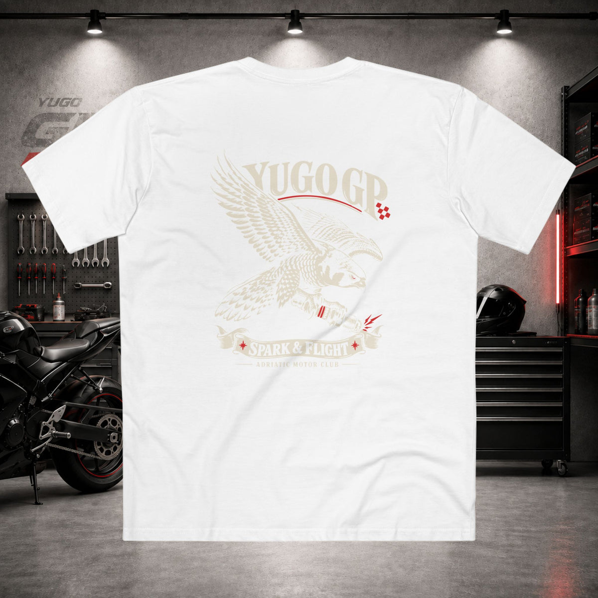 Yugo GP Spark & Flight | Back Graphic Tee