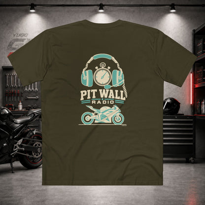 Yugo GP Pit Wall Radio | Back Graphic Tee