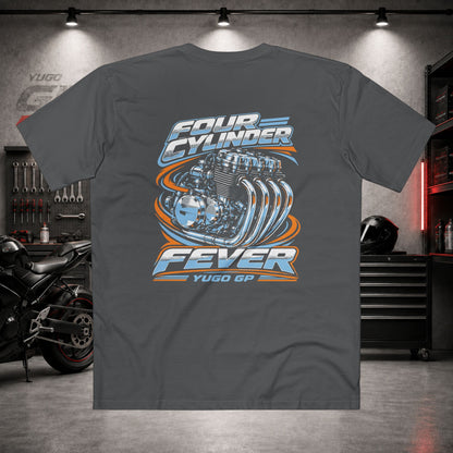 Yugo GP Four Cylinder Fever | Back Graphic Tee