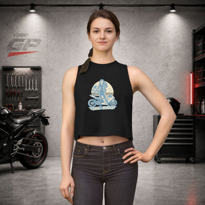 Yugo GP She Rides | Her Crop Tank