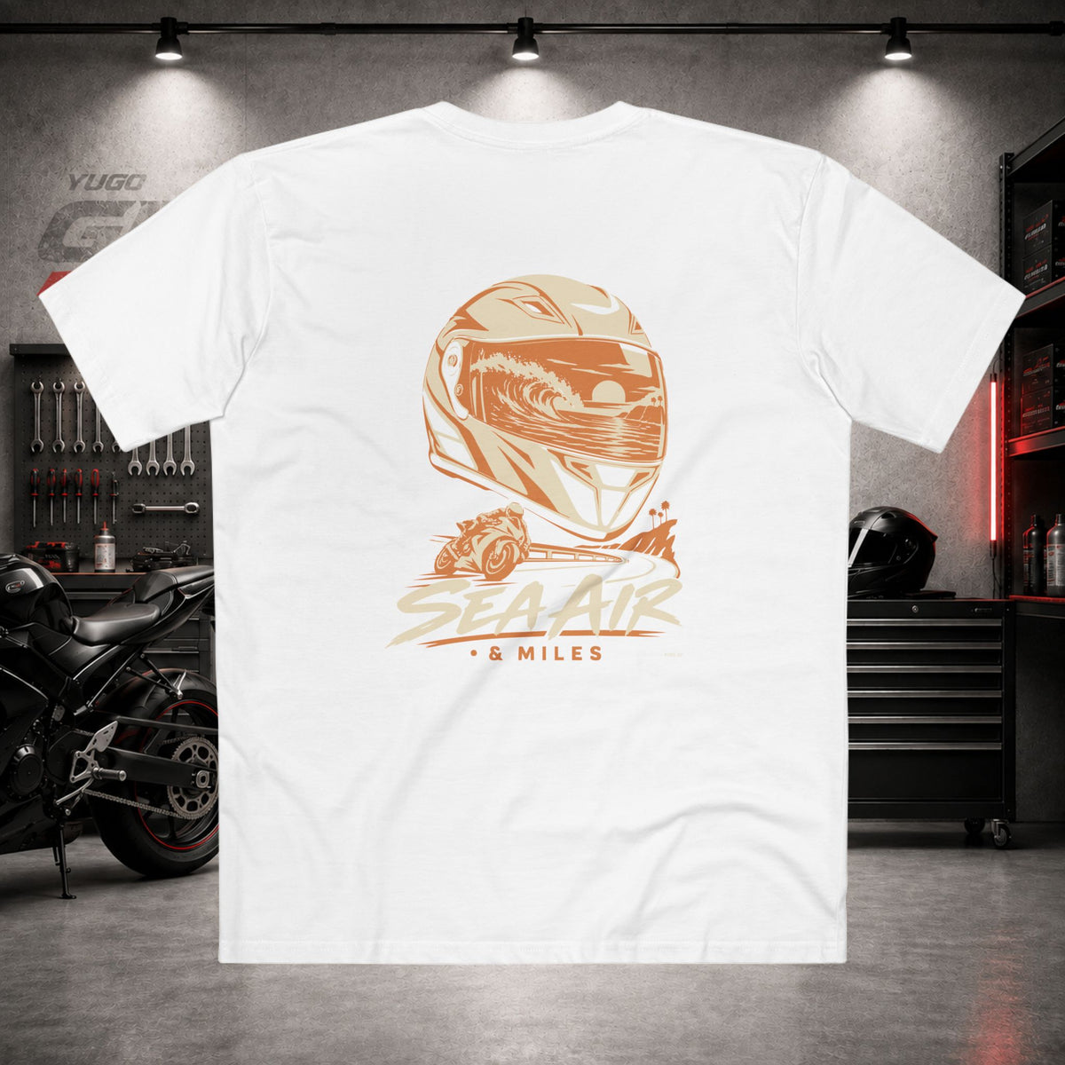 Yugo GP Sea Air & Miles | Back Graphic Tee