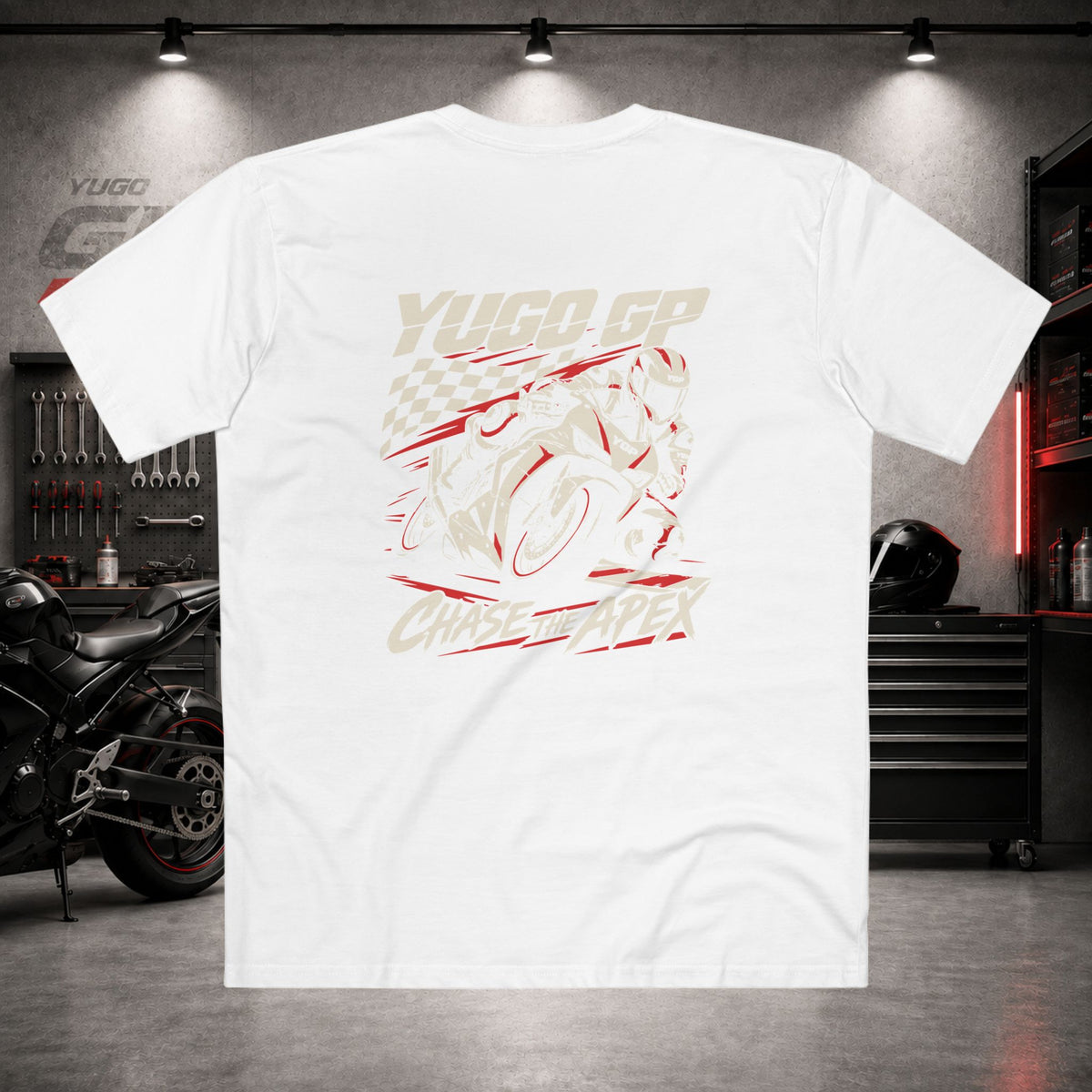 Yugo GP Chase the Apex | Back Graphic Tee