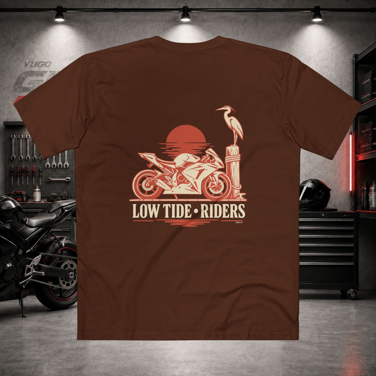 Yugo GP Low Tide Riders | Back Graphic Tee