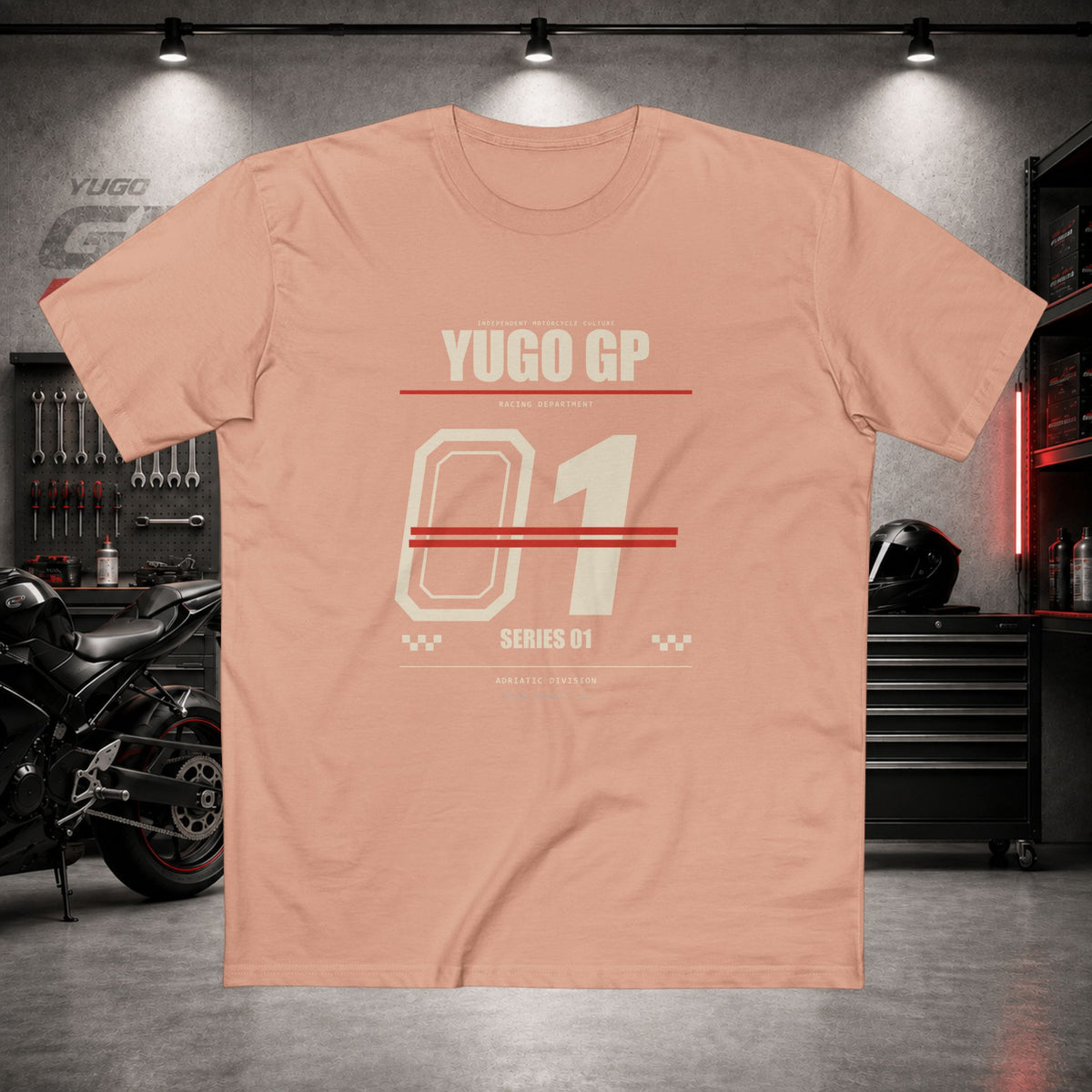 Yugo GP Racing Department 01 | Front Graphic Tee