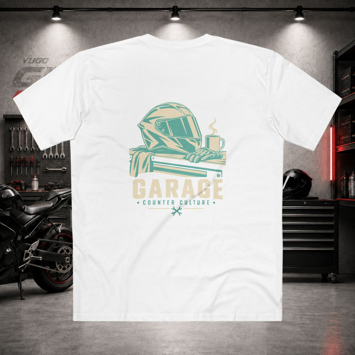 Yugo GP Garage Counter Culture | Back Graphic Tee