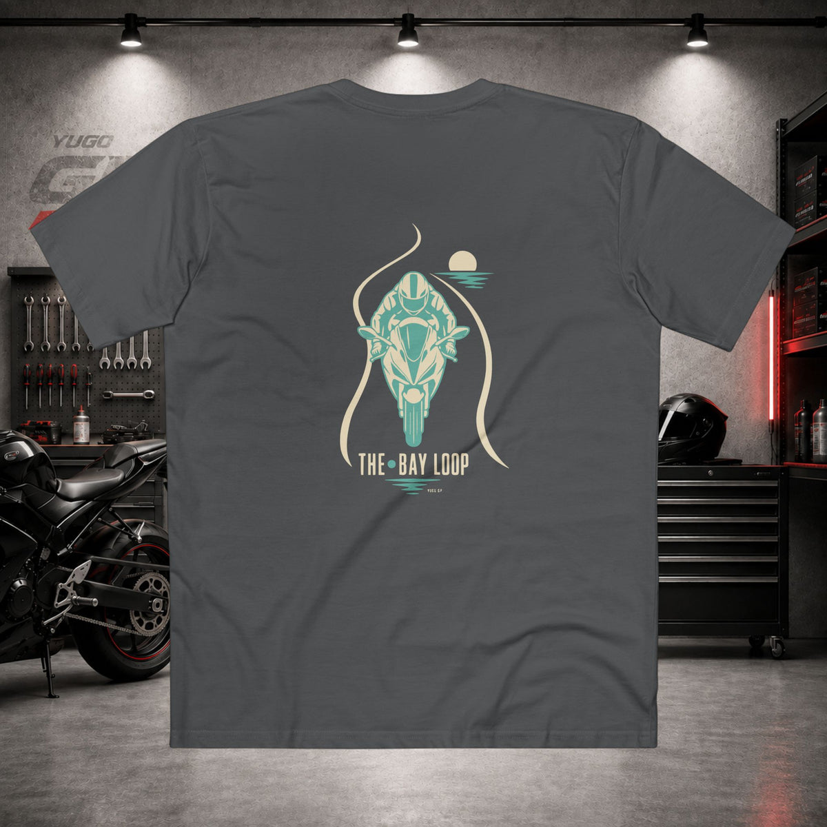 Yugo GP The Bay Loop | Back Graphic Tee