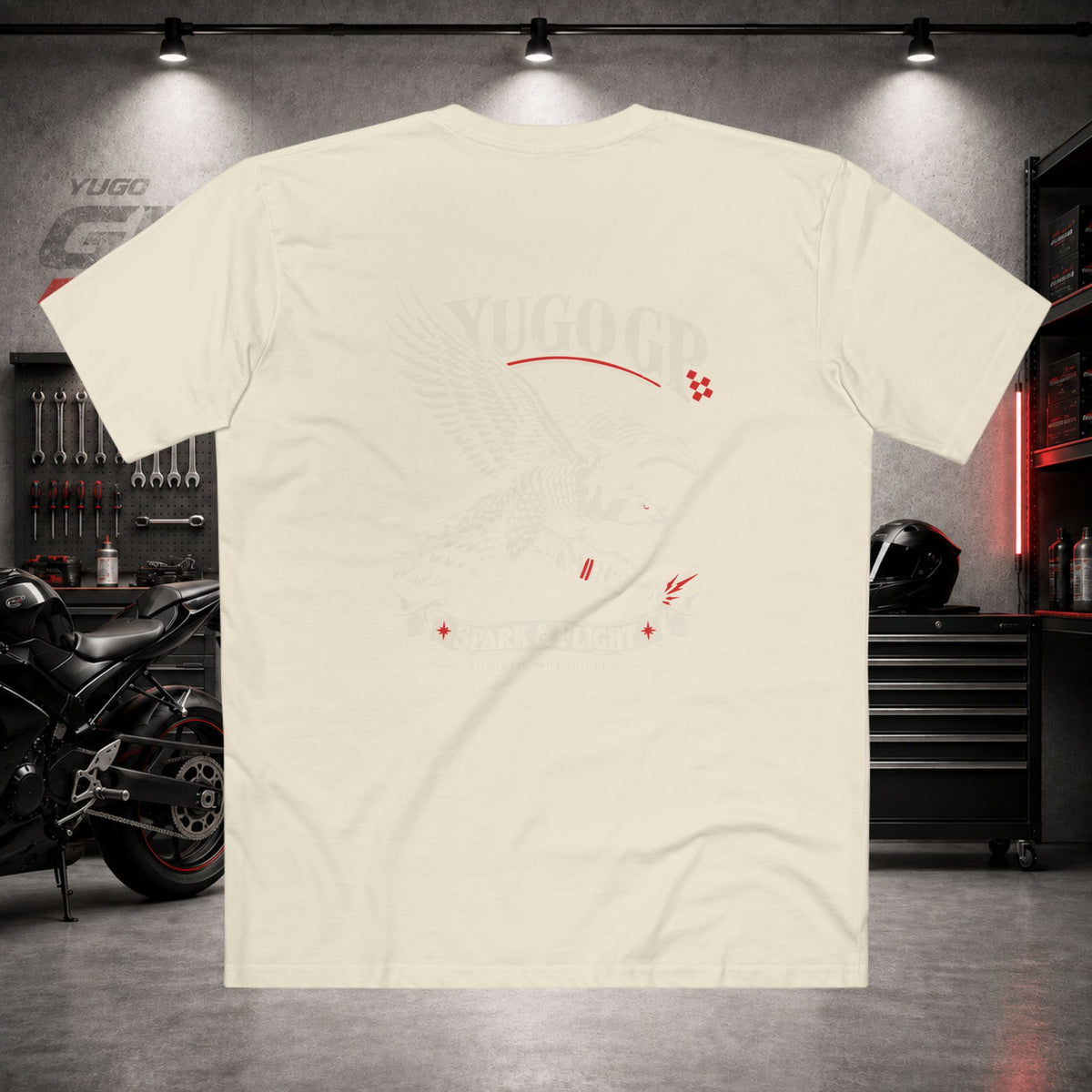 Yugo GP Spark & Flight | Back Graphic Tee