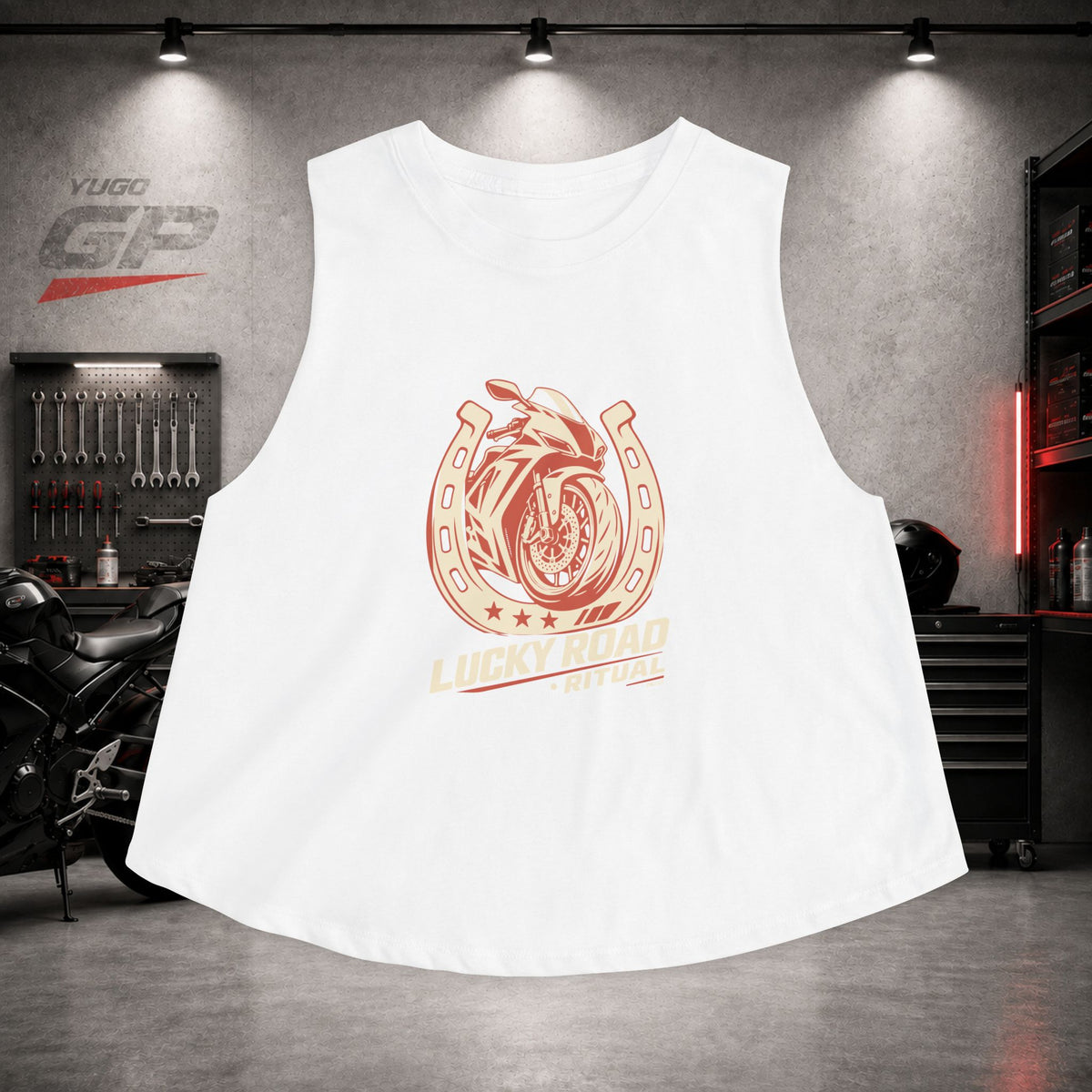 Yugo GP Lucky Road Ritual | Her Crop Tank