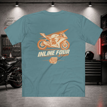 Yugo GP Inline Four Study | Back Graphic Tee