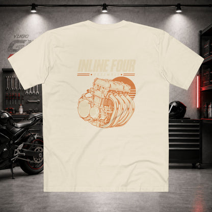 Yugo GP Inline Four Assembly | Back Graphic Tee