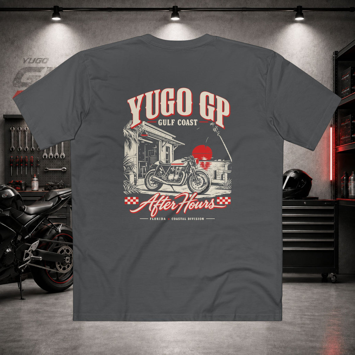 Yugo GP Gulf Coast After Hours | Back Graphic Tee