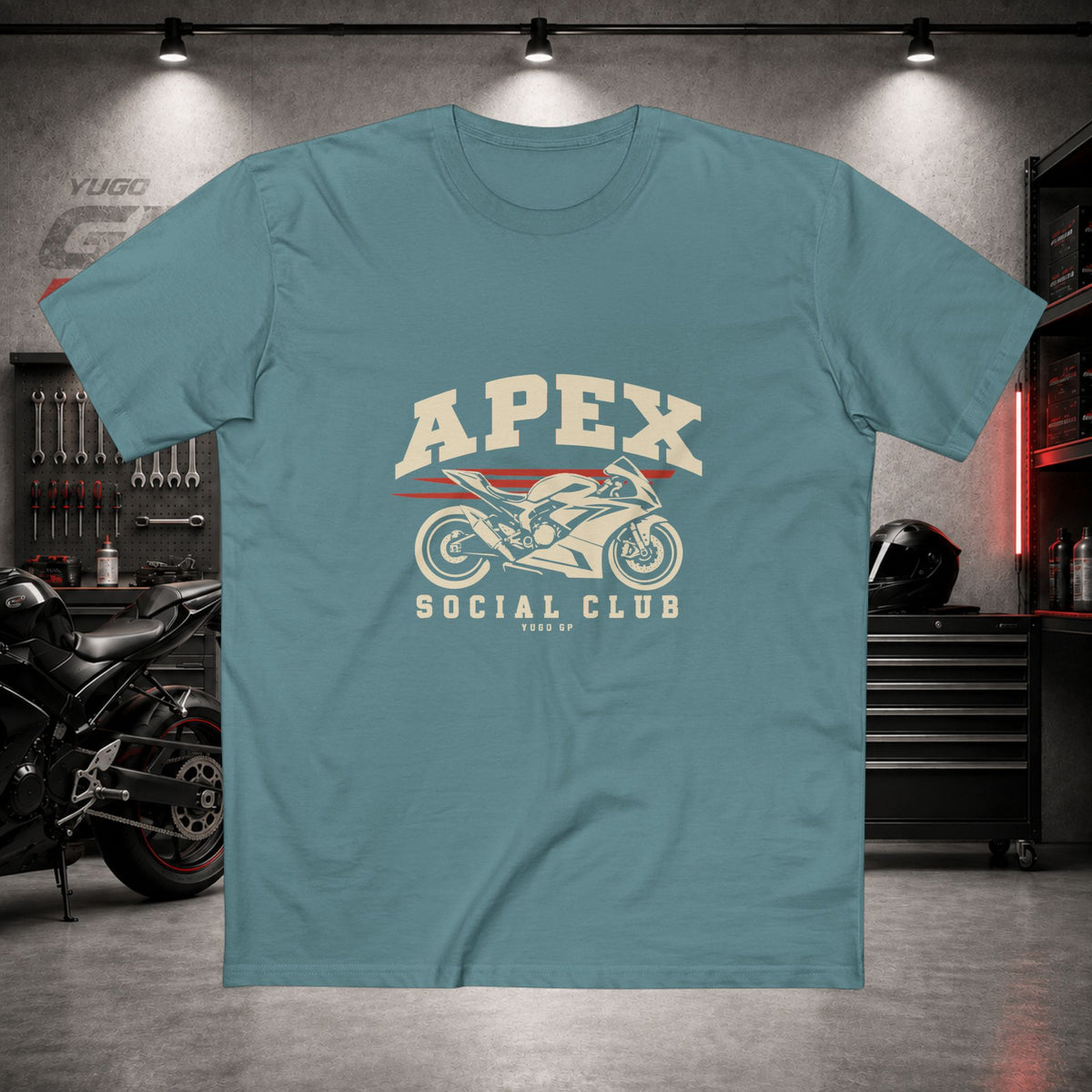 Yugo GP Apex Social Club | Front Graphic Tee