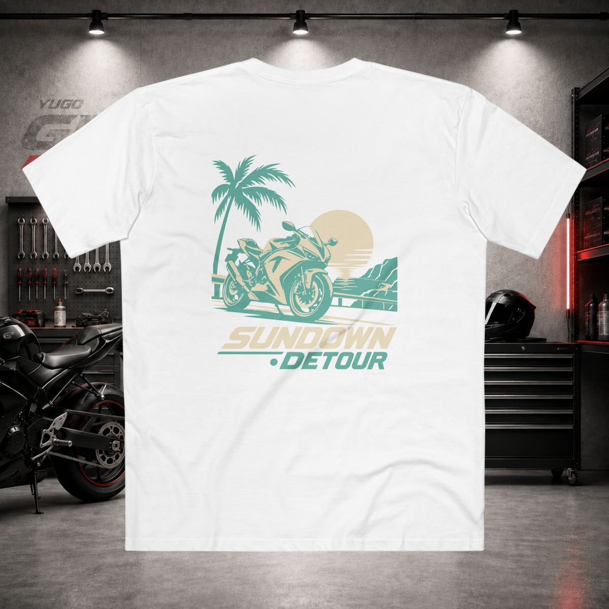 Yugo GP Sundown Detour | Back Graphic Tee