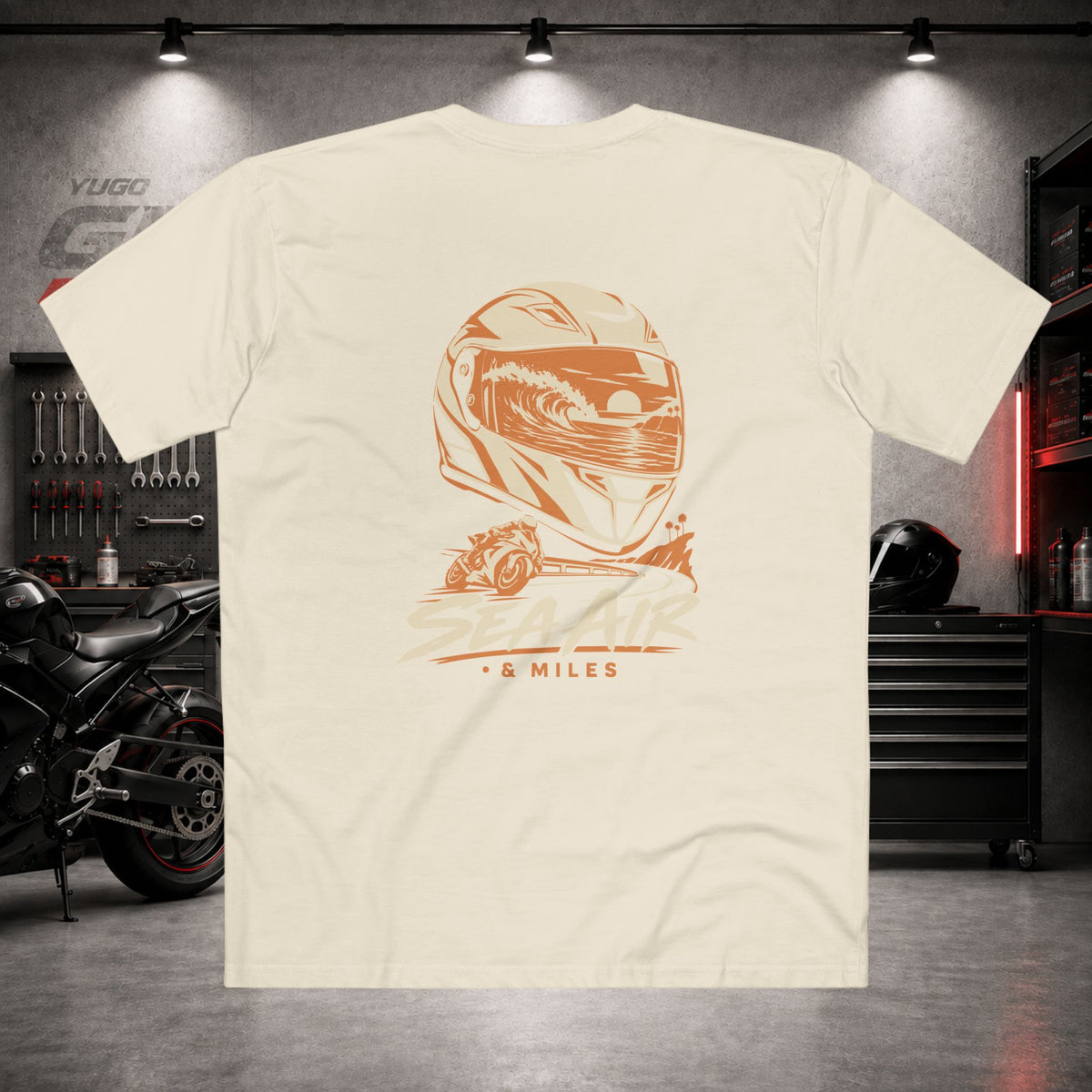 Yugo GP Sea Air & Miles | Back Graphic Tee