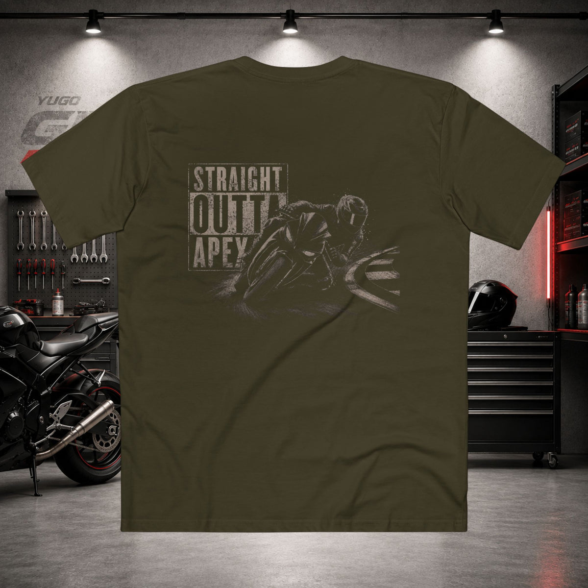 Straight Outta Apex | Back Graphic Tee
