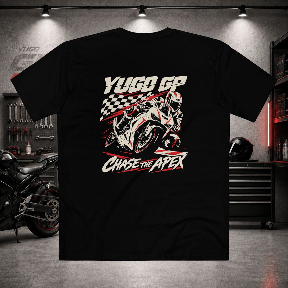 Yugo GP Chase the Apex | Back Graphic Tee