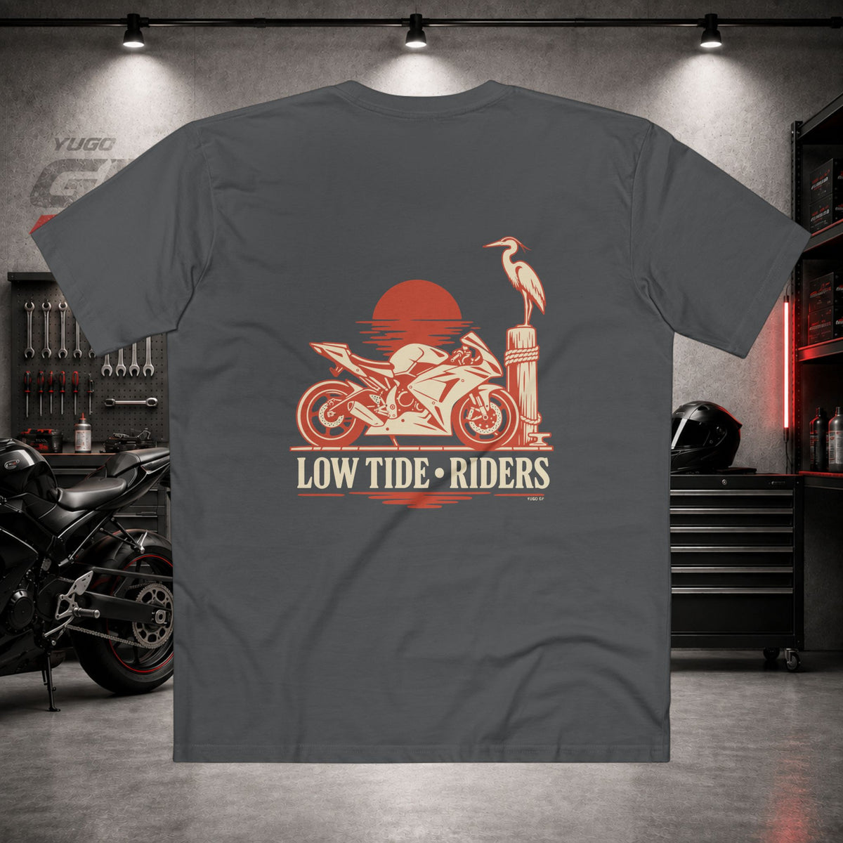 Yugo GP Low Tide Riders | Back Graphic Tee