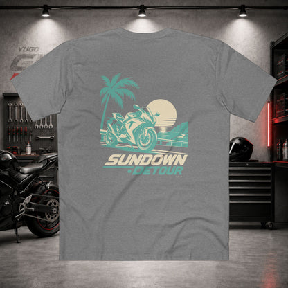 Yugo GP Sundown Detour | Back Graphic Tee