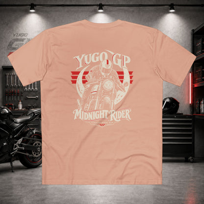 Yugo GP Midnight Rider | Back Graphic Tee