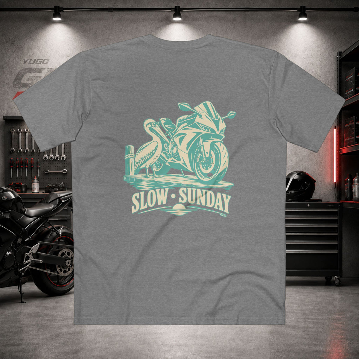 Yugo GP Slow Sunday | Back Graphic Tee
