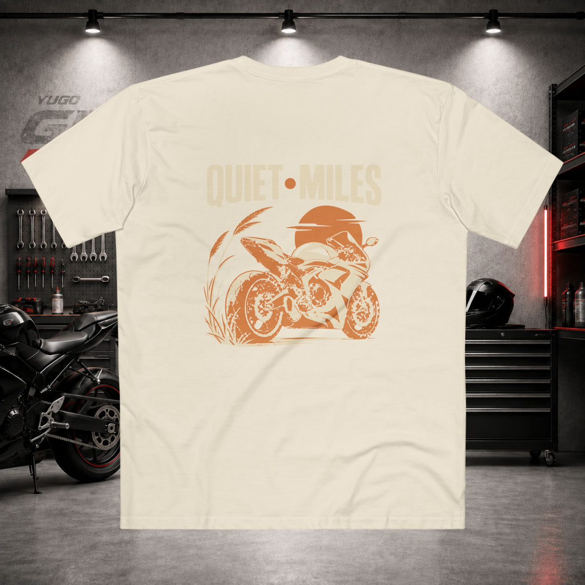 Yugo GP Quiet Miles | Back Graphic Tee