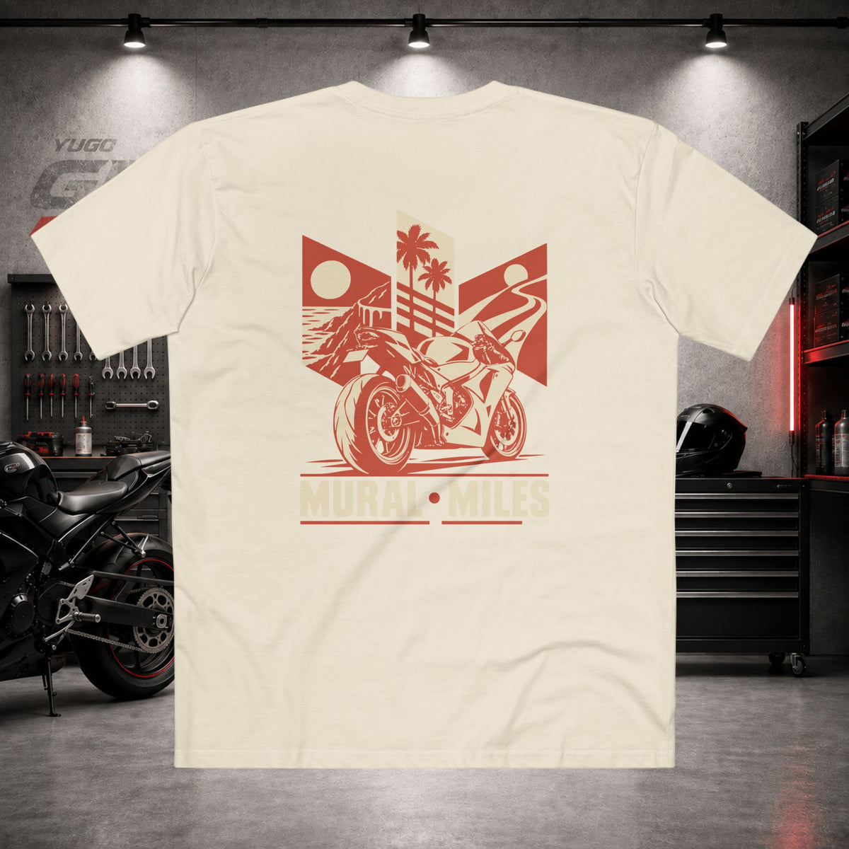 Yugo GP Mural Miles | Back Graphic Tee