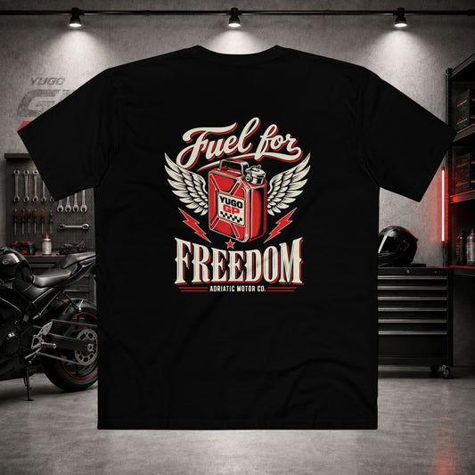 Yugo GP Fuel for Freedom | Back Graphic Tee
