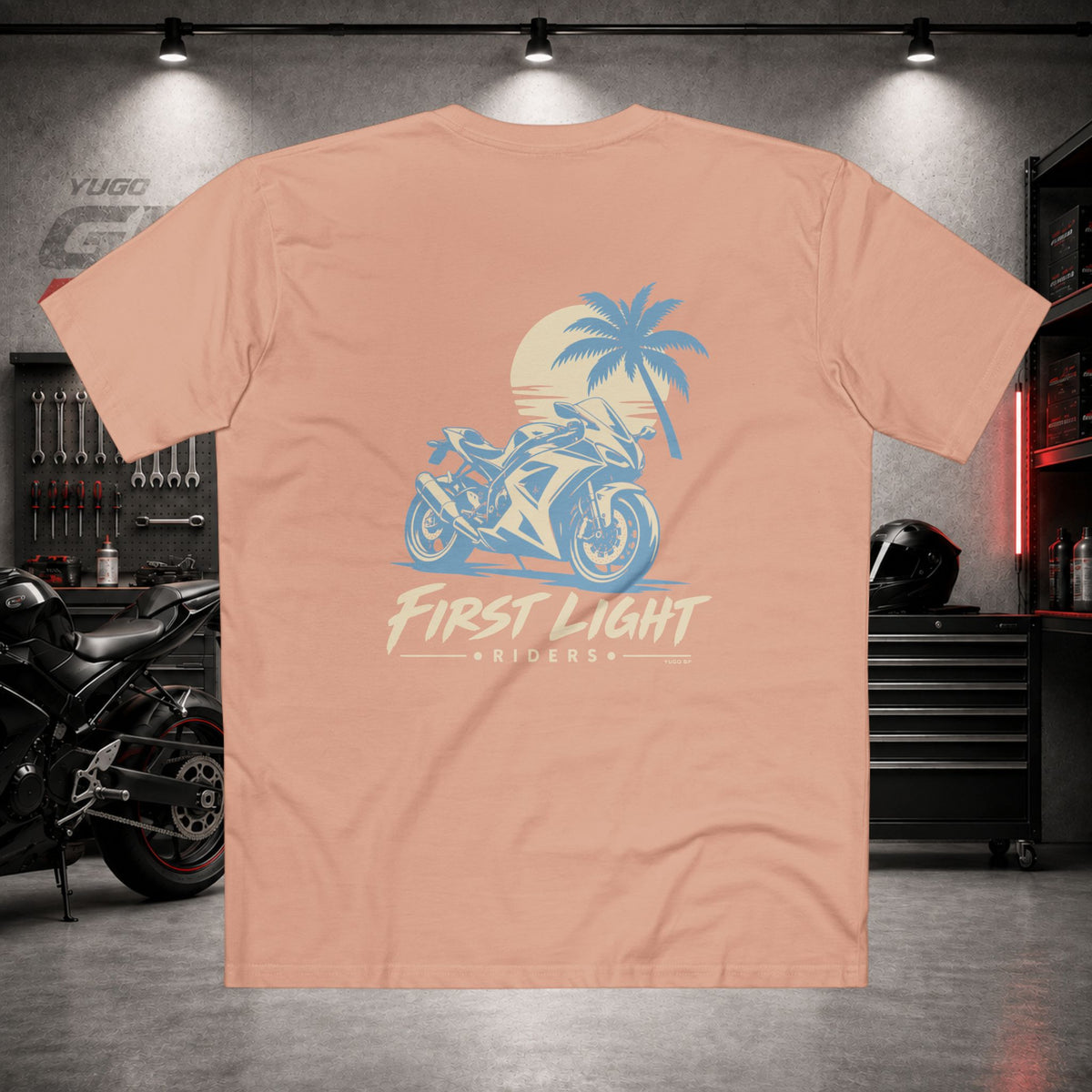 Yugo GP First Light Riders | Back Graphic Tee